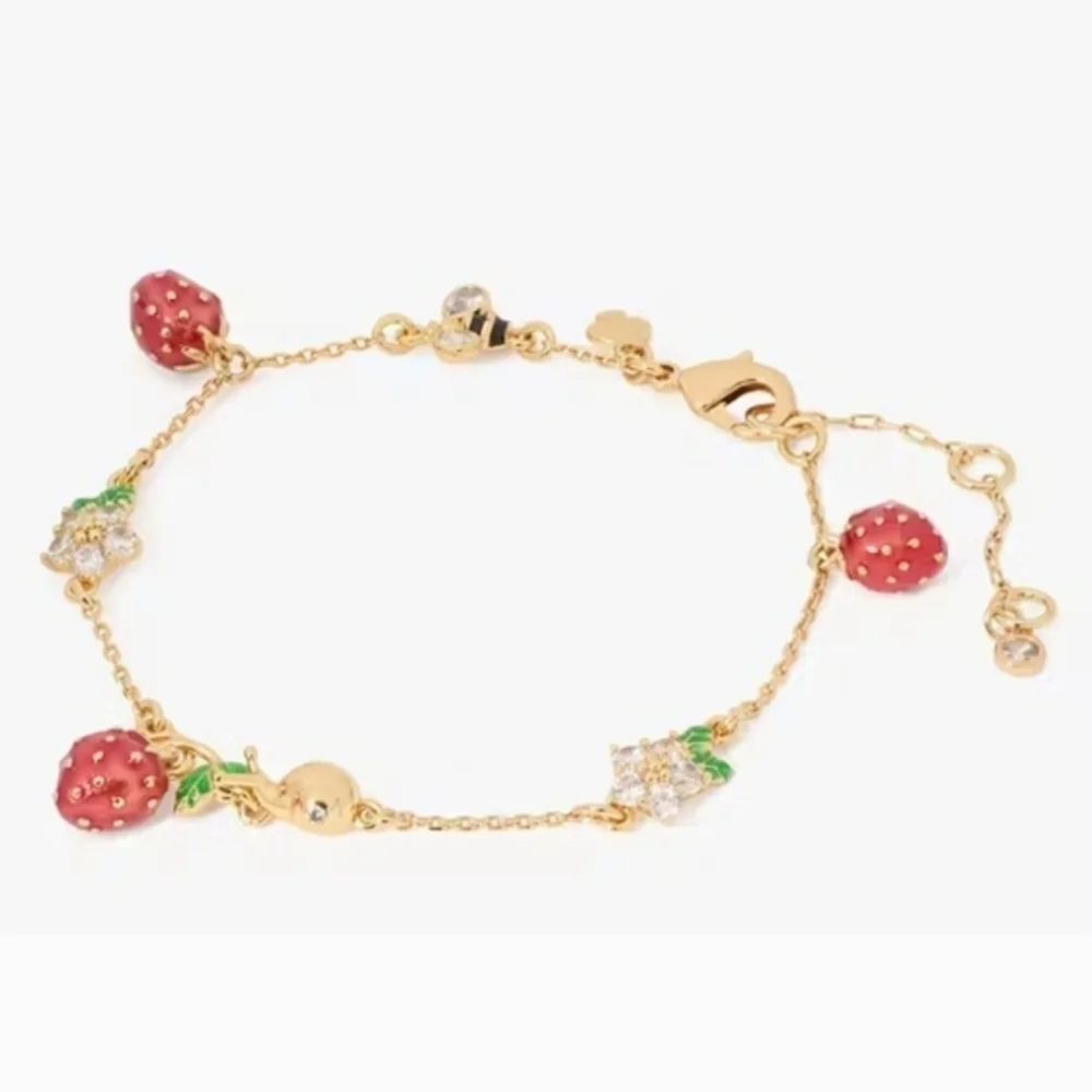 🍓▪️Kate Spade▪️ Strawberry Fields Charm Bracelet $128